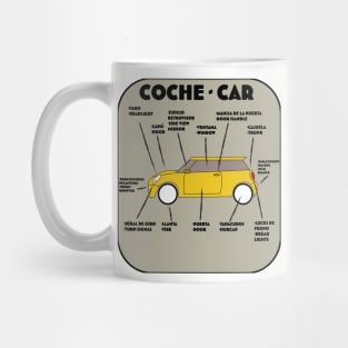 Spanish Car Parts Mug